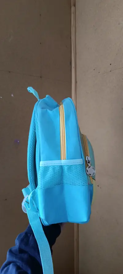 Mochila infantil dinosaurio celeste - miniatura 2
