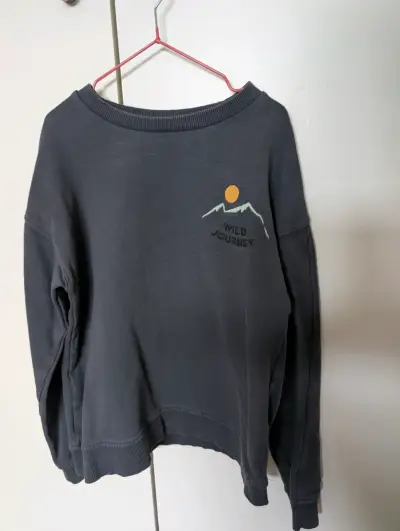 Polerón gris marca Mango - miniatura 1