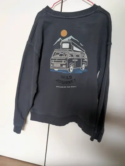 Polerón gris marca Mango - miniatura 2