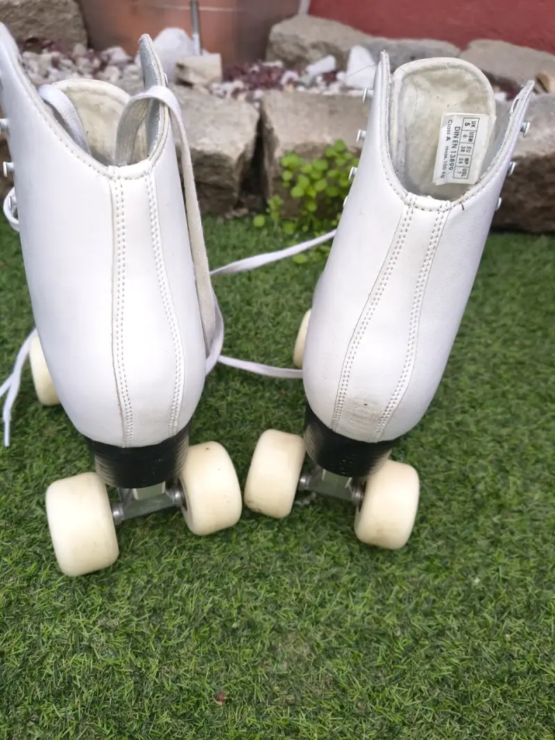 Patines fila blancos usados - 3