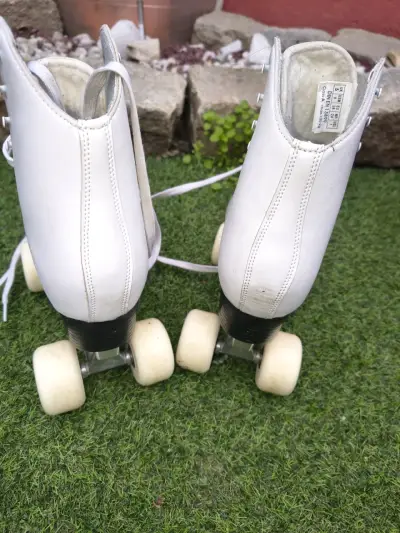 Patines fila blancos usados - miniatura 3