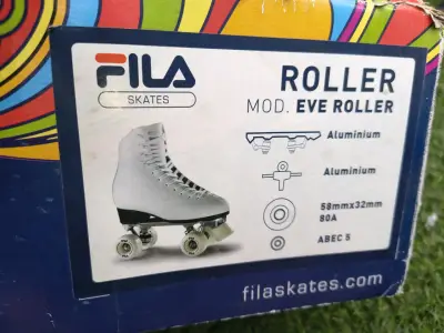 Patines fila blancos usados - miniatura 5