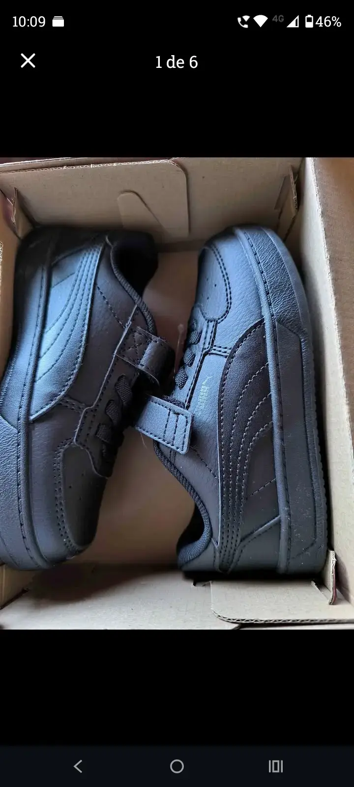 Zapatillas Puma negras infantiles - 1