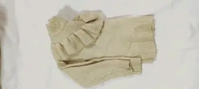 Suéter beige de lana - miniatura 1