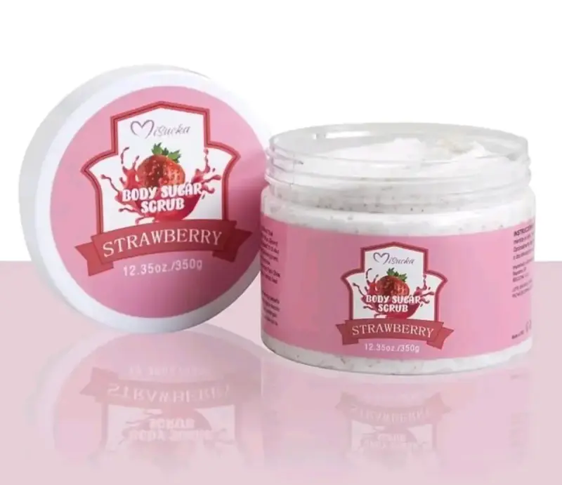 Exfoliante corporal de azúcar fresa - 1