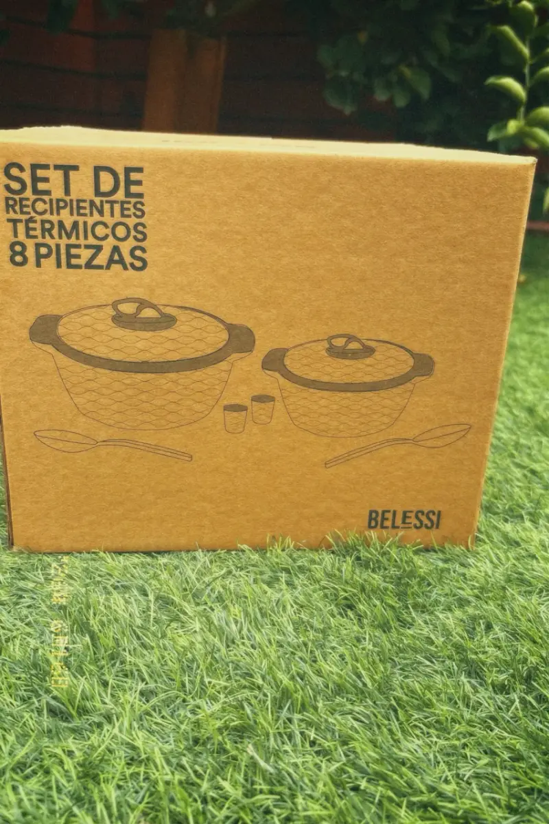Set de recipientes térmicos 8 piezas - 1