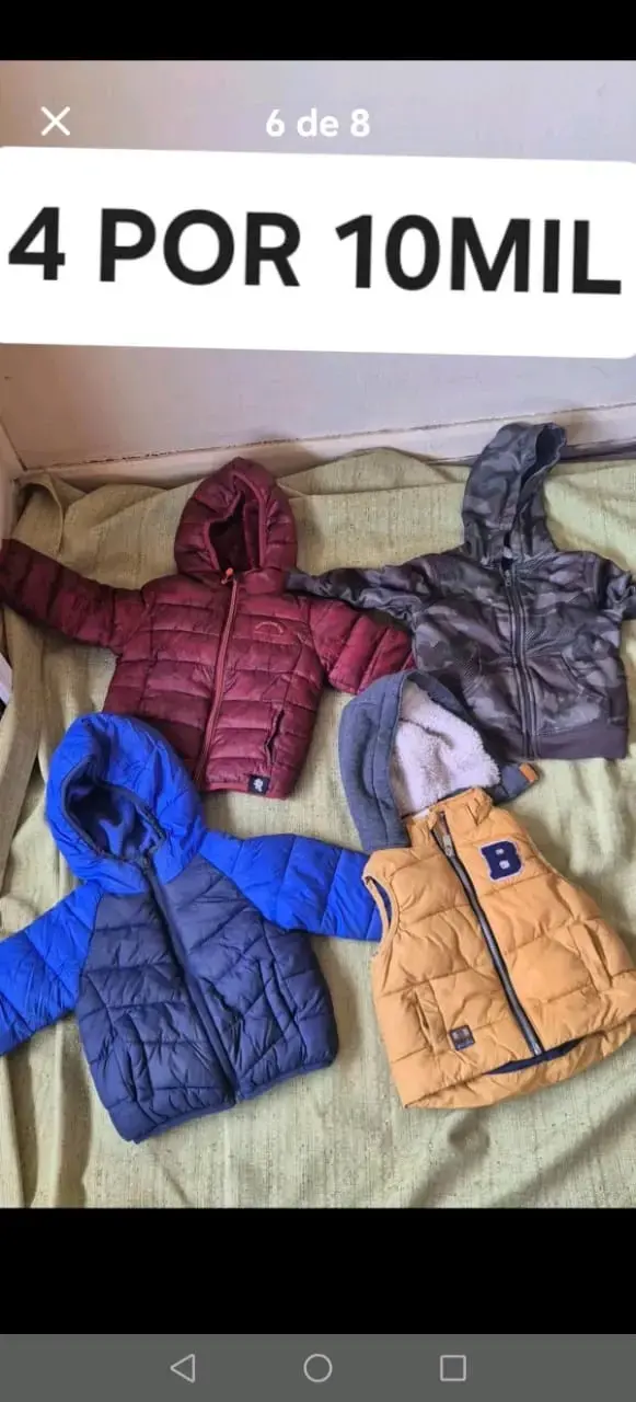 Chaquetas de niños variadas