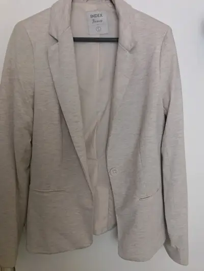 Blazer beige básico - miniatura 1