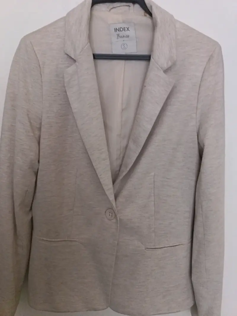 Blazer beige básico - 2