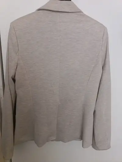 Blazer beige básico - miniatura 3