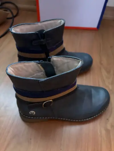 Botines de niña azul - miniatura 1