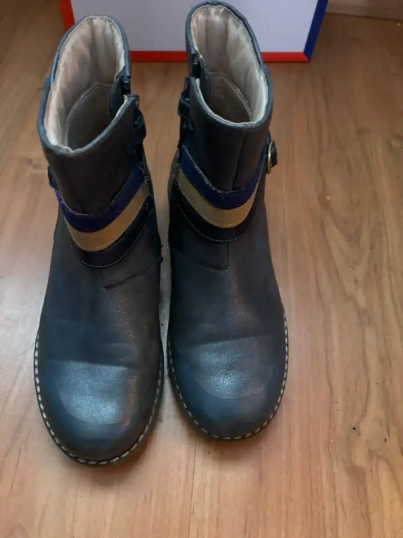 Botines de niña azul - 3