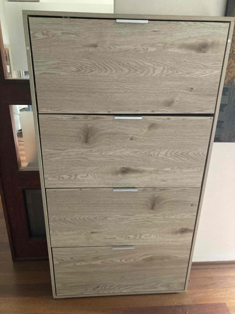 Zapatero de madera moderno - 6