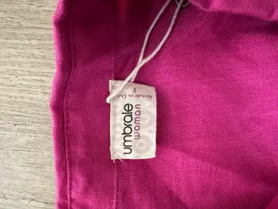 Camisa fucsia de lino - miniatura 2