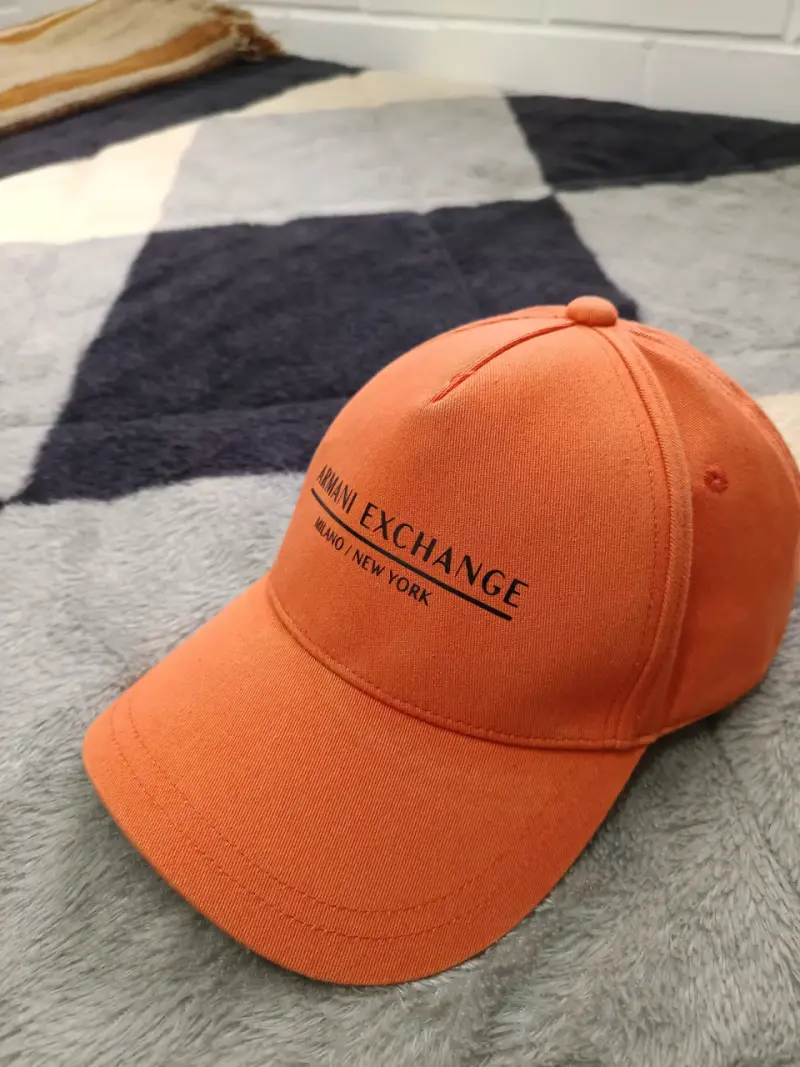 Gorra Armani Exchange naranja - 2