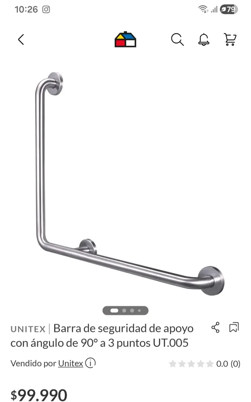 Barra de soporte para baño - 3