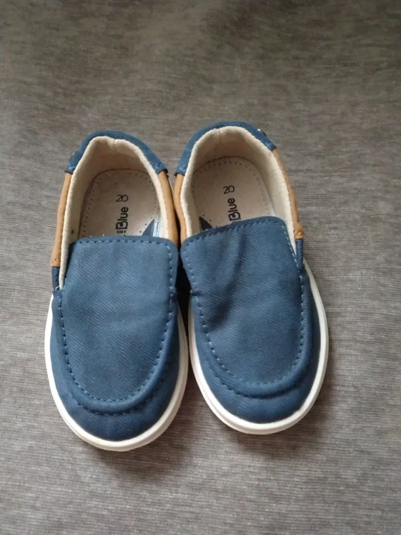 Zapatos mocasines azul para niño - 2