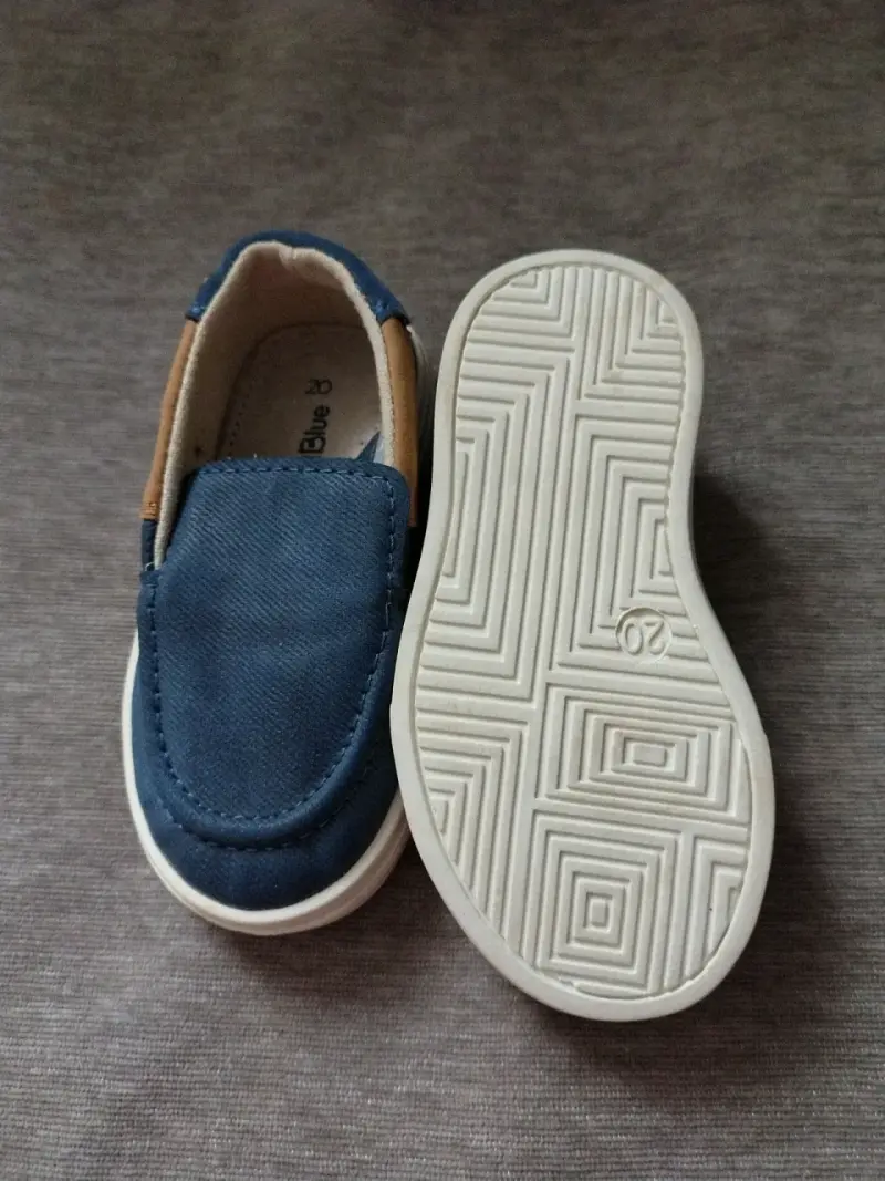 Zapatos mocasines azul para niño - 3