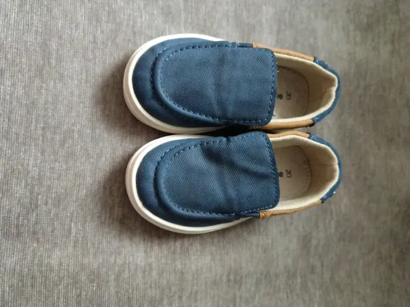 Zapatos mocasines azul para niño - 4