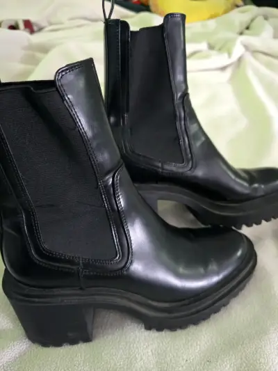Botines negros con plataforma - miniatura 4