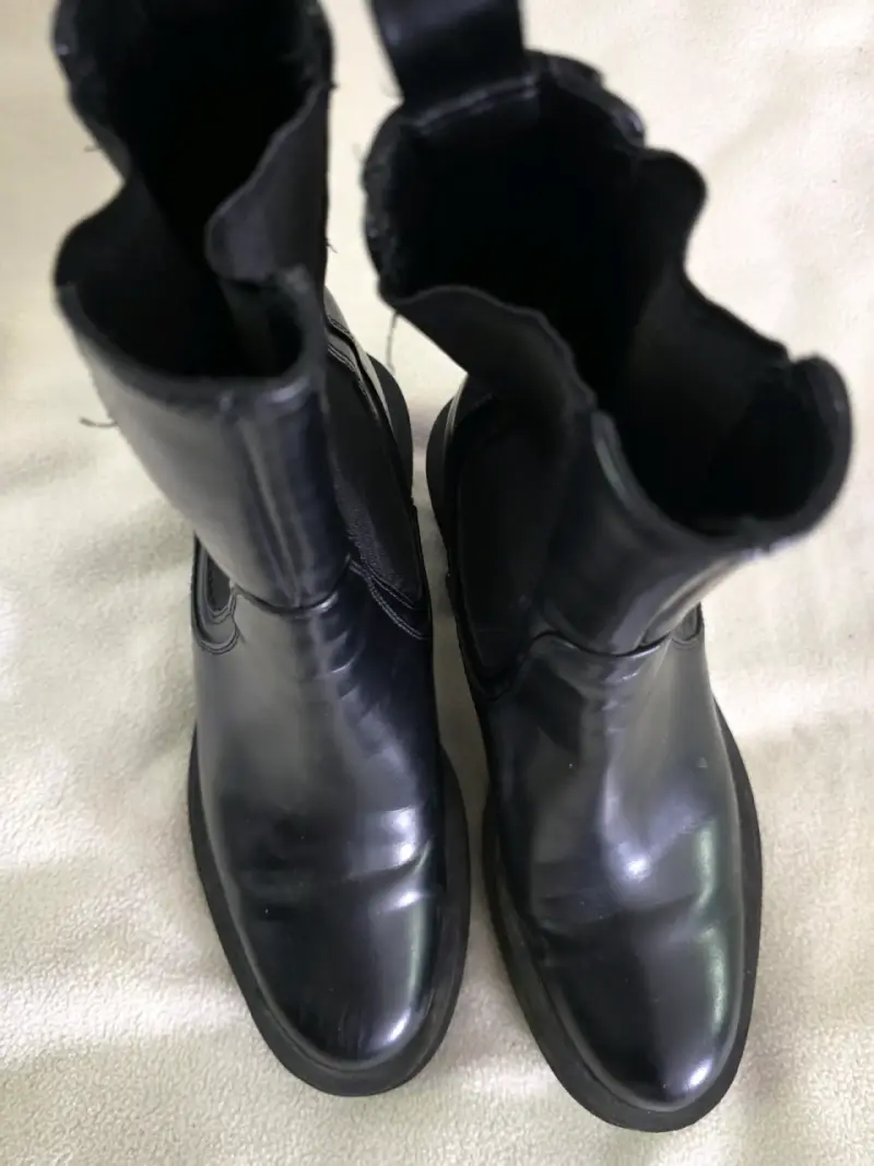 Botines negros con plataforma - 5