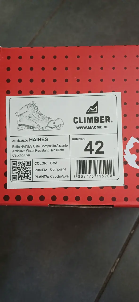 Botas seguridad Climber café - 2
