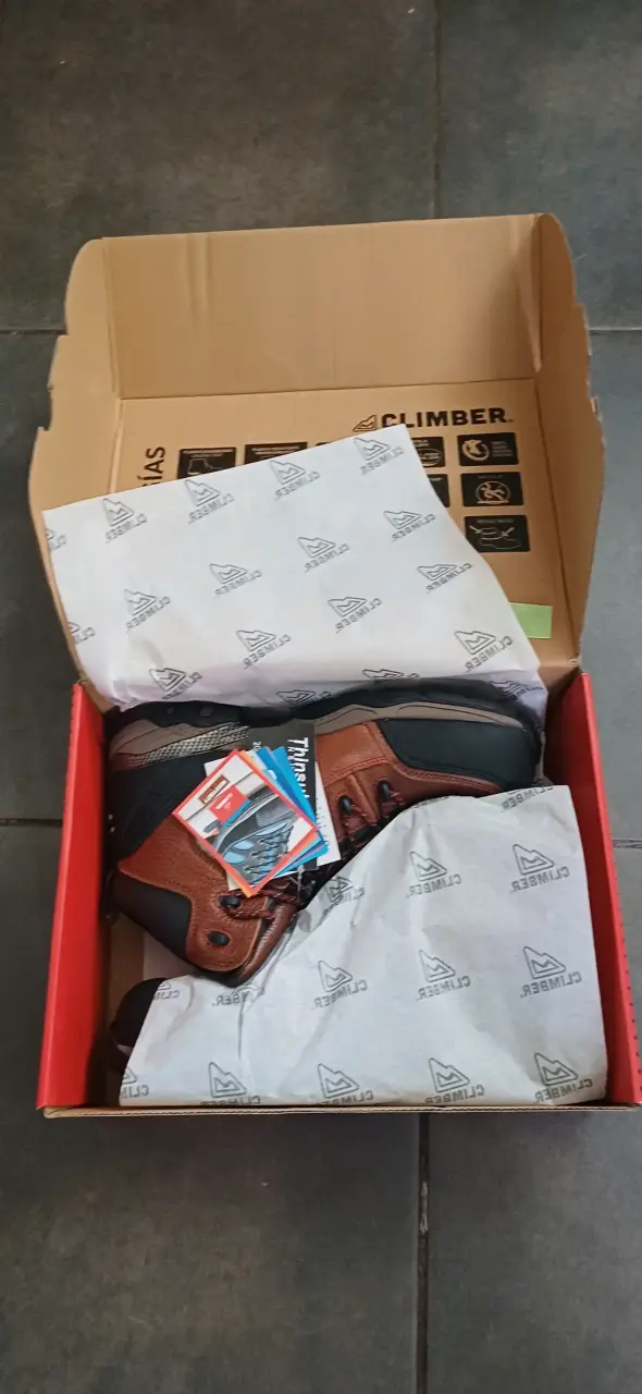 Botas seguridad Climber café - 3