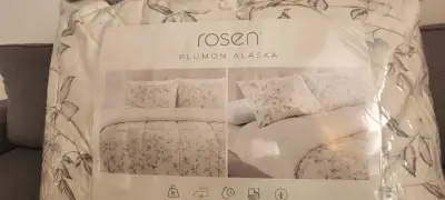Edredón gris floral Rosen - miniatura 3