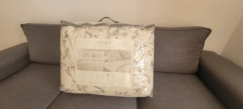 Edredón gris floral Rosen - 5