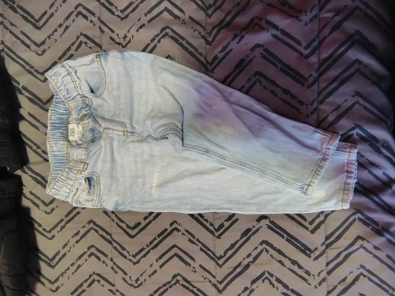 Chaqueta denim con capucha y pantalón talla 2-3 - 2