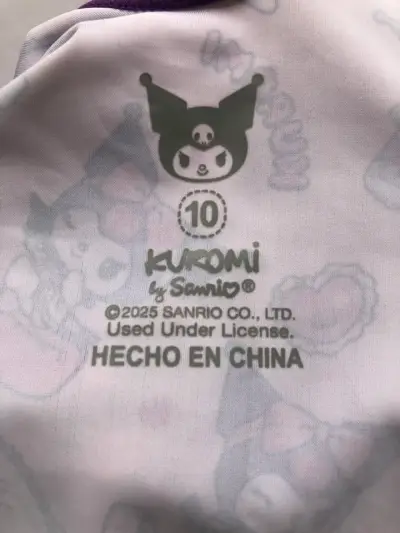 Traje de baño Kuromi manga larga - miniatura 2