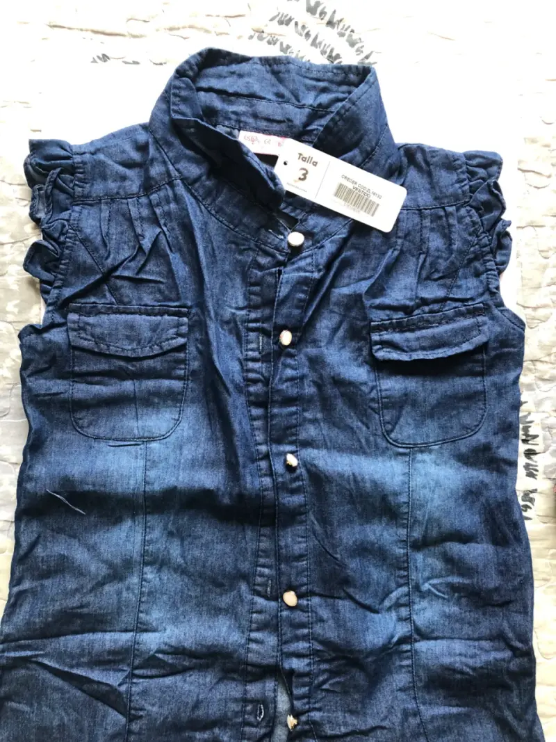 Blusa denim talla 8 - 1