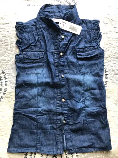 Blusa denim talla 8 - miniatura 2