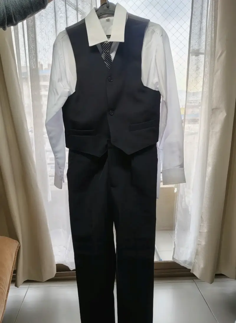 Traje formal infantil negro - 2