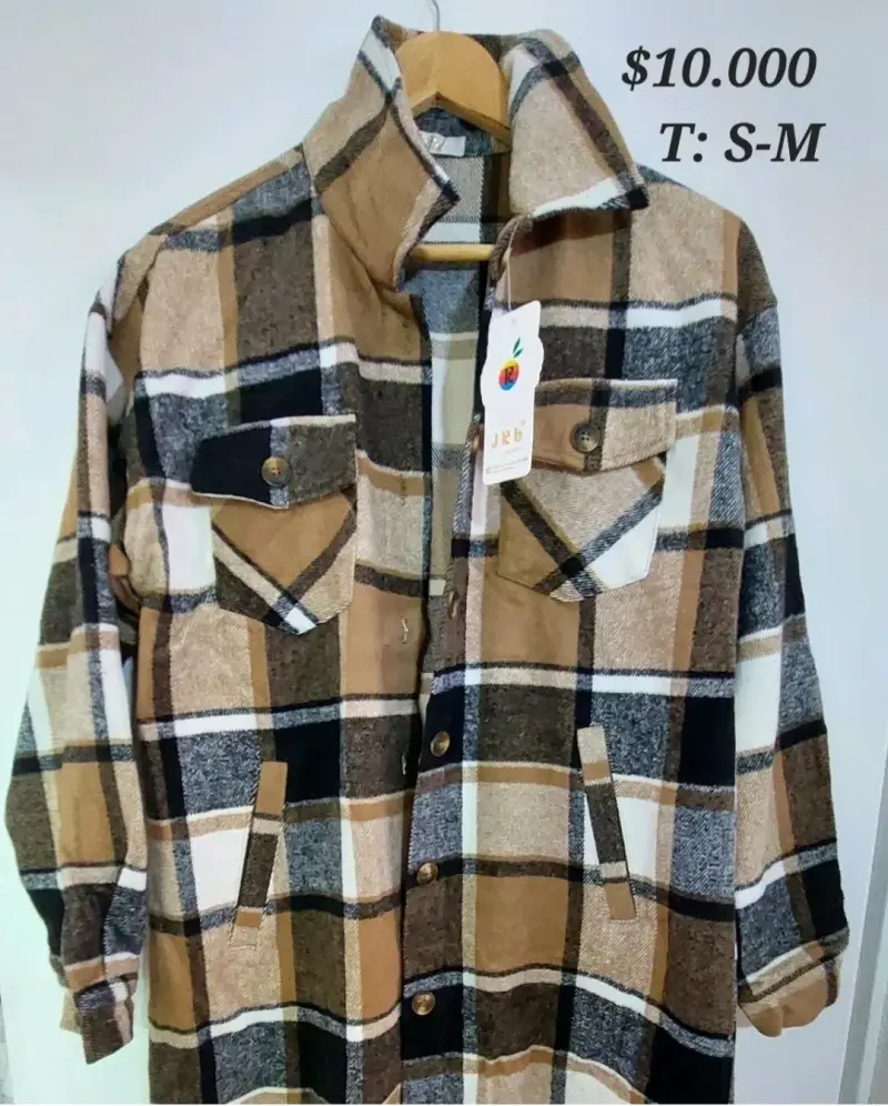 Camisa de franela a cuadros