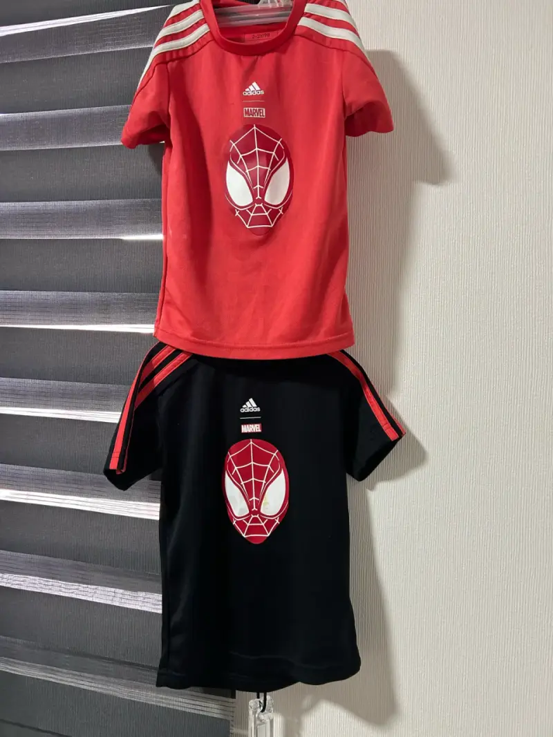 Conjunto de poleras Spiderman Adidas - 1
