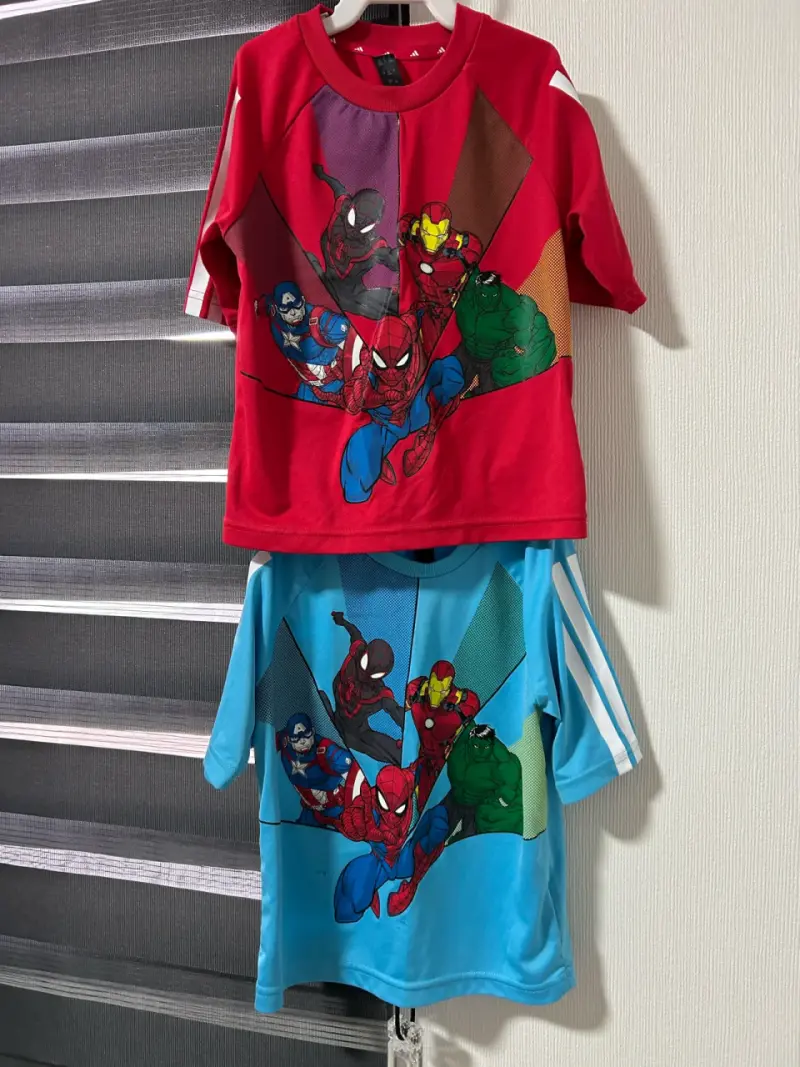 Conjunto de poleras Spiderman Adidas - 2