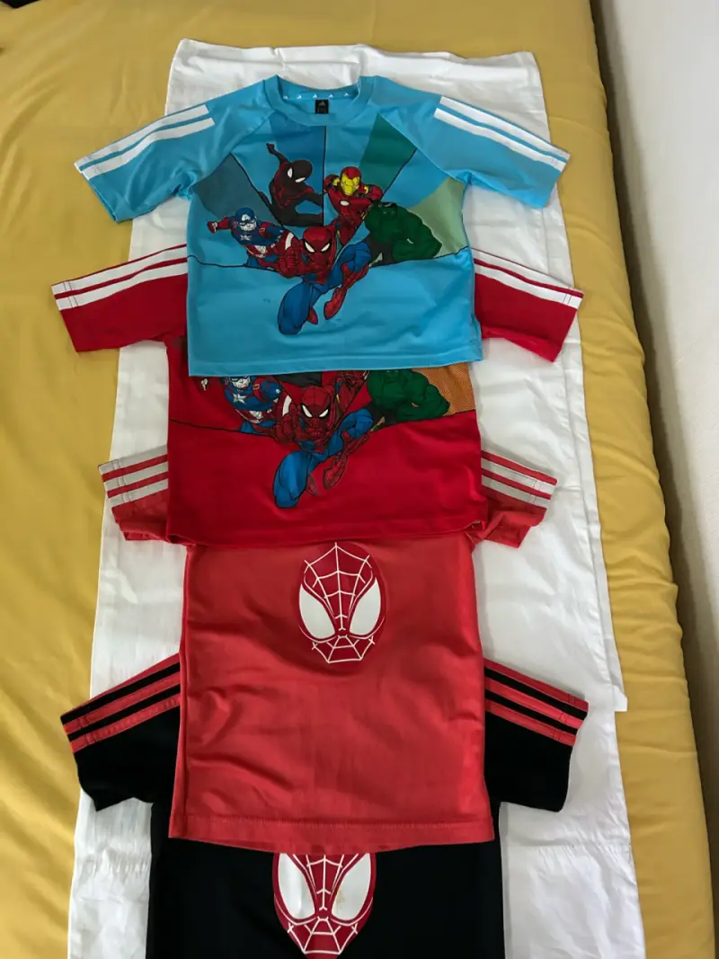 Conjunto de poleras Spiderman Adidas - 3