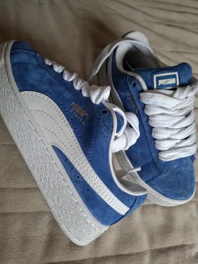 Zapatillas azules Puma gamuza - miniatura 2