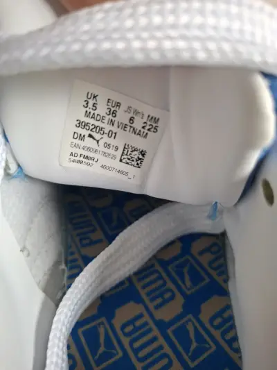 Zapatillas azules Puma gamuza - miniatura 4