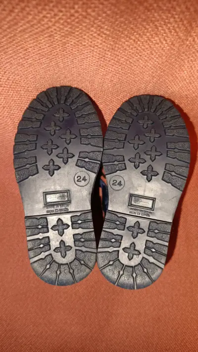 Botas de goma azul para niña - miniatura 3