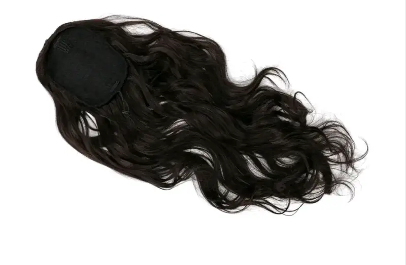 Extensión de cabello ondulado negro