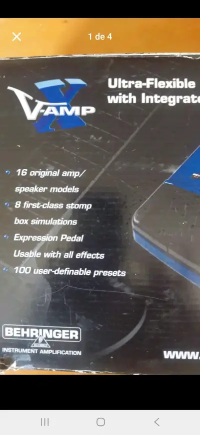 Pedalera Behringer V-Amp X - miniatura 1