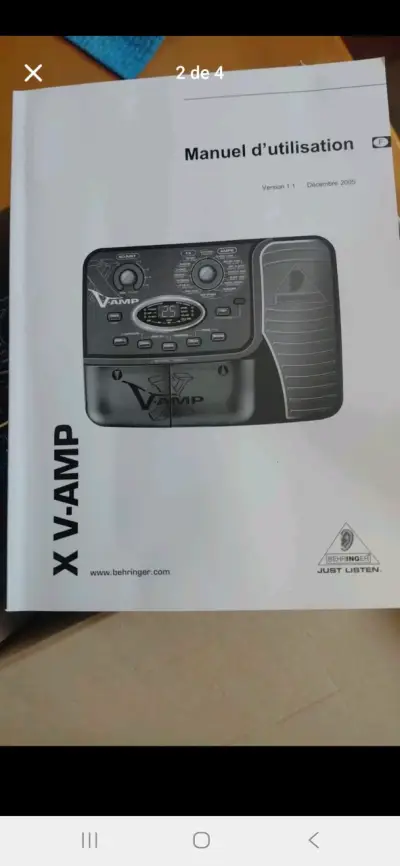 Pedalera Behringer V-Amp X - miniatura 4