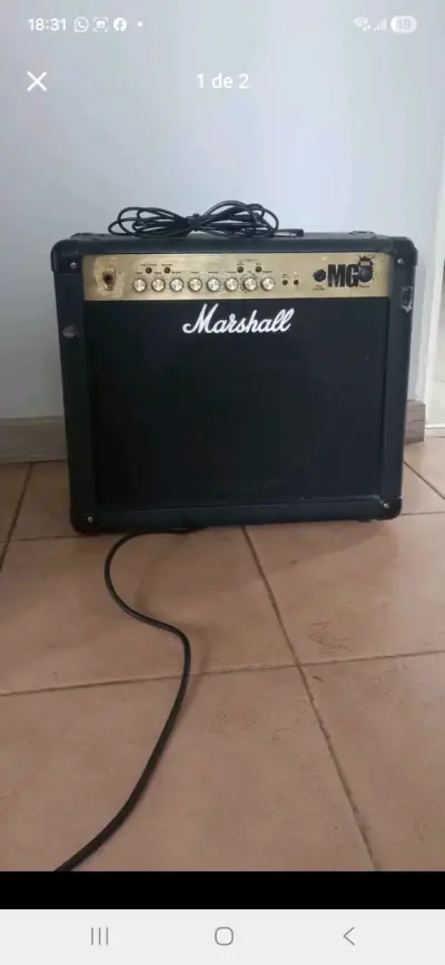 Amplificador Marshall MG30R - miniatura 1