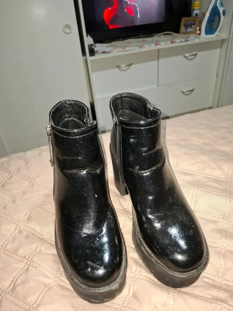 Botines de charol negros - 2