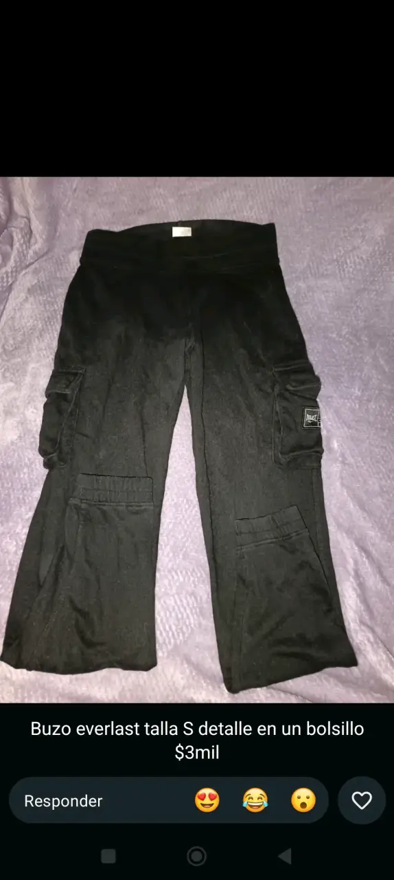 Pantalón deportivo Everlast negro