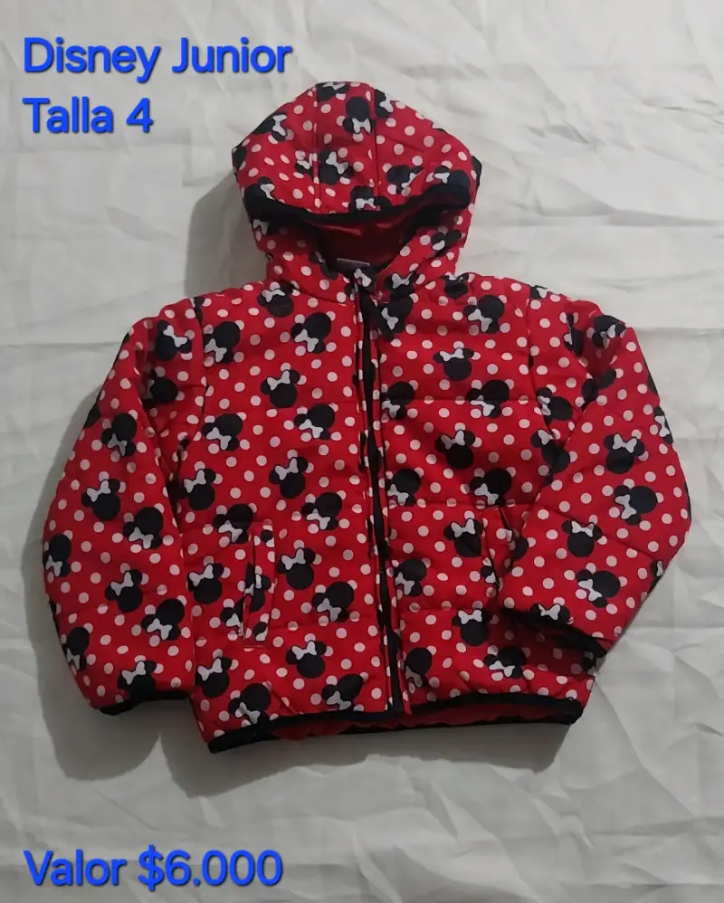 Chaqueta Disney Junior Roja