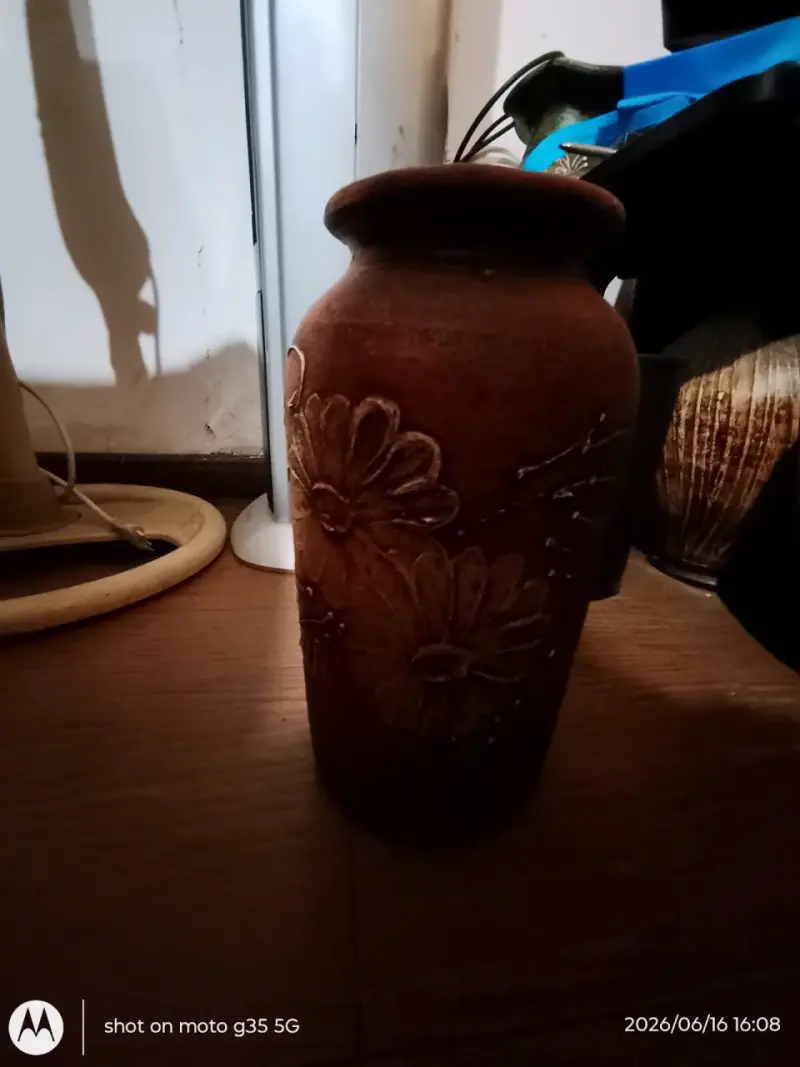 Florero de greda