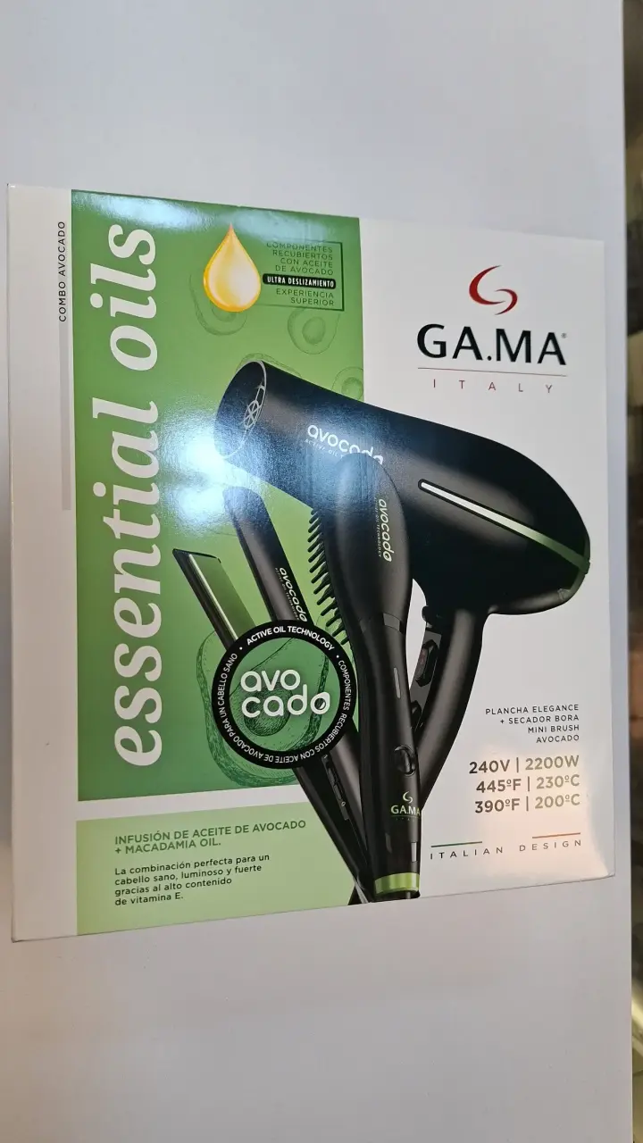 Secador y plancha GAMA Avocado